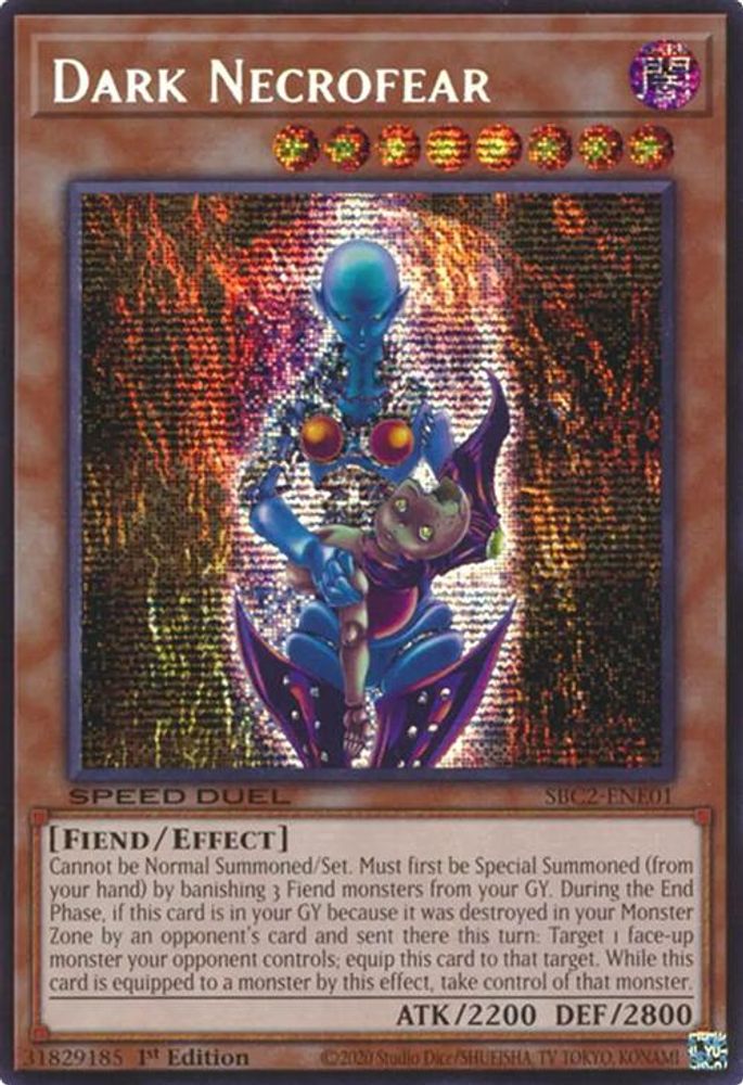 Dark Necrofear (PSR) (SBC2-ENE01) - Prismatic Secret Rare