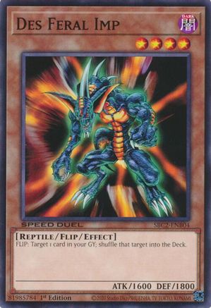 Des Feral Imp (SBC2-ENB04) - Speed Duel: Battle City Finals 1st Edition