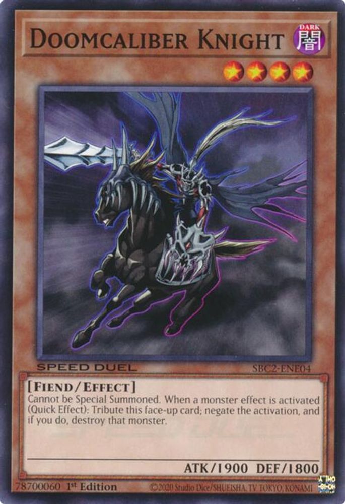 Doomcaliber Knight (SBC2-ENE04) - Common