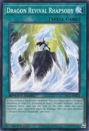 Dragon Revival Rhapsody (SBC2-ENB14) - Speed Duel: Battle City Finals 1st Edition