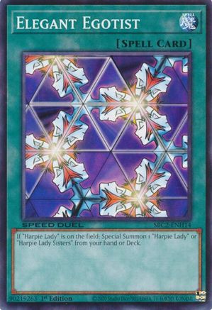 Elegant Egotist (SBC2-ENH14) - Speed Duel: Battle City Finals 1st Edition