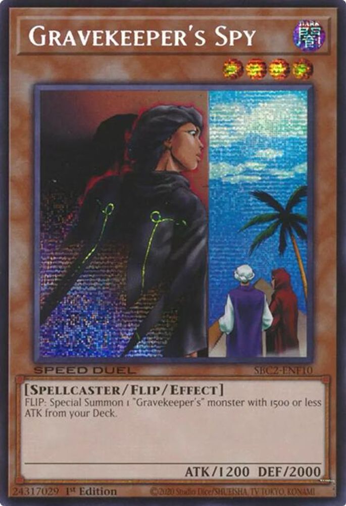 Gravekeeper's Spy (PSR) (SBC2-ENF10) - Prismatic Secret Rare