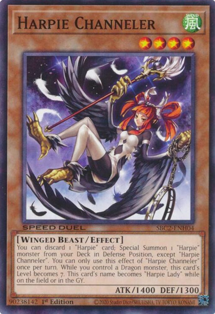 Harpie Channeler (SBC2-ENH04) - Common