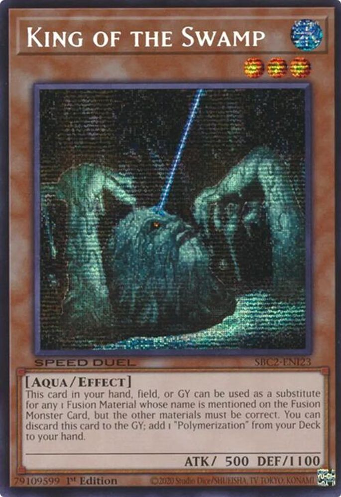 King of the Swamp (PSR) (SBC2-ENI23) - Prismatic Secret Rare