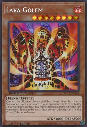 Lava Golem (PSR) (SBC2-END09) - Speed Duel: Battle City Finals 1st Edition
