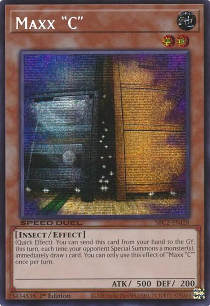 Maxx "C" (PSR) (SBC2-ENI28) - Prismatic Secret Rare