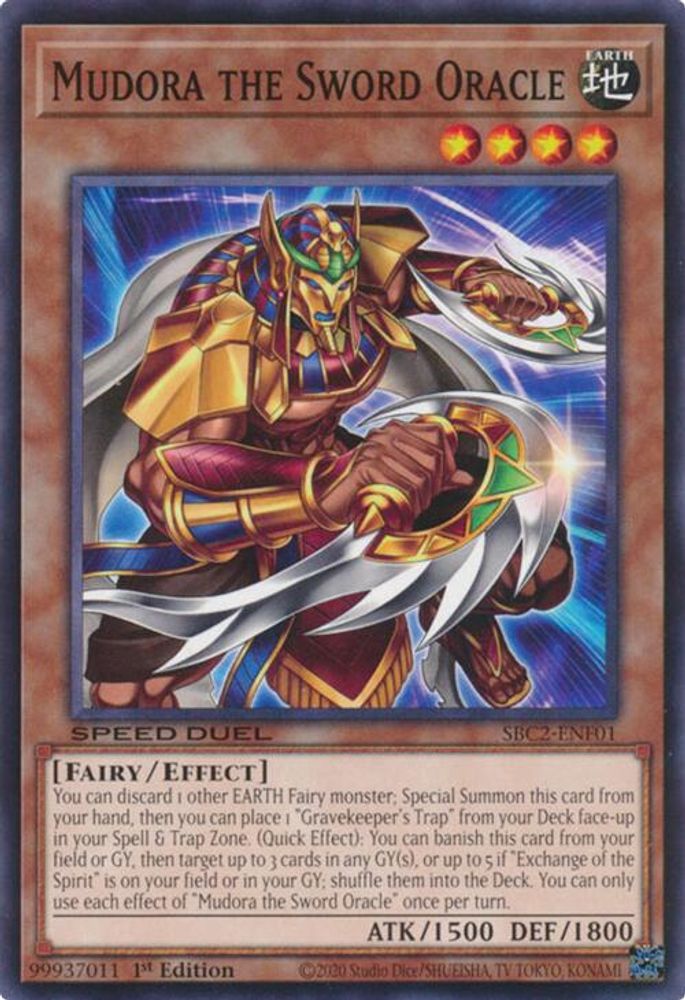 Mudora the Sword Oracle (SBC2-ENF01) - Common