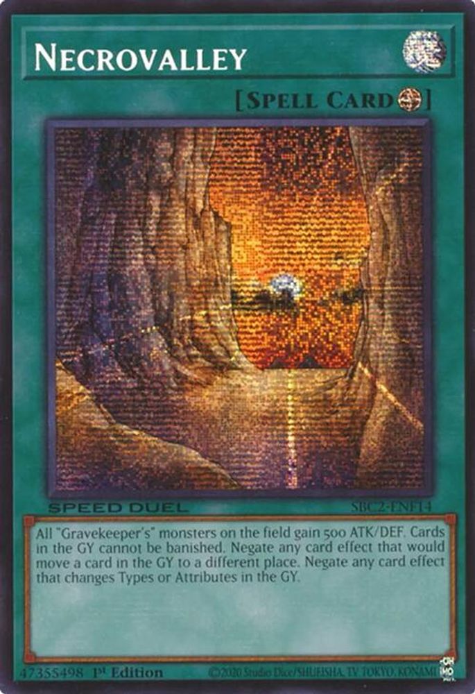 Necrovalley (PSR) (SBC2-ENF14) - Prismatic Secret Rare