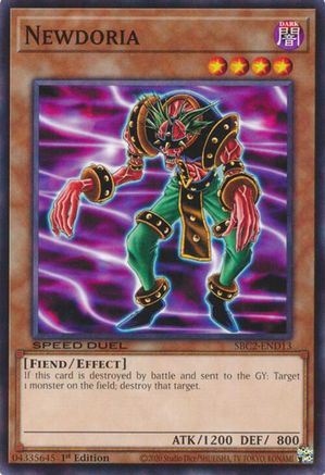 Newdoria (SBC2-END13) - Speed Duel: Battle City Finals 1st Edition