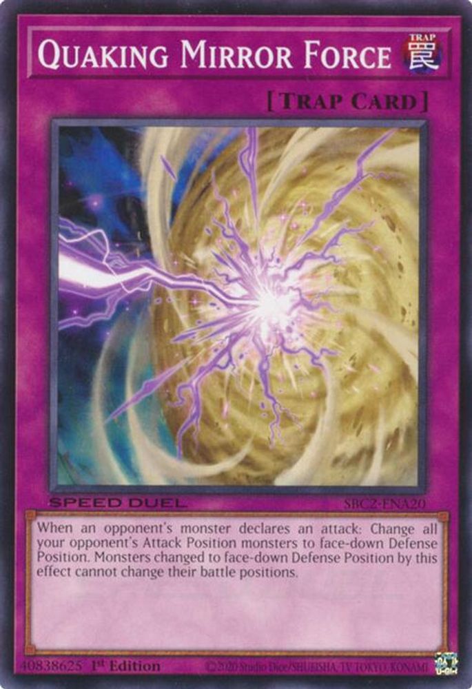 Quaking Mirror Force (SBC2-ENA20) - Common