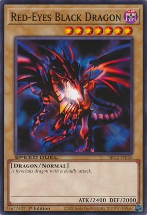 Red-Eyes Black Dragon (SBC2-ENI26) - Speed Duel: Battle City Finals 1st Edition