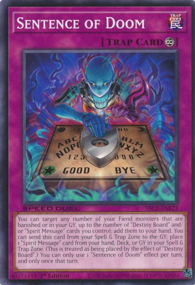 Sentence of Doom (SBC2-ENE23) - Common