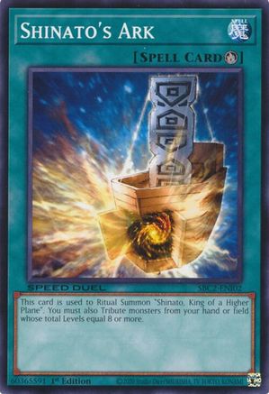 Shinato's Ark (SBC2-ENI02) - Speed Duel: Battle City Finals 1st Edition