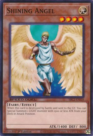 Shining Angel (SBC2-ENI10) - Speed Duel: Battle City Finals 1st Edition