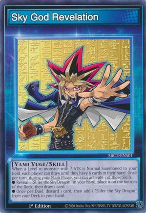 Sky God Revelation (SBC2-ENS01) - Speed Duel: Battle City Finals 1st Edition