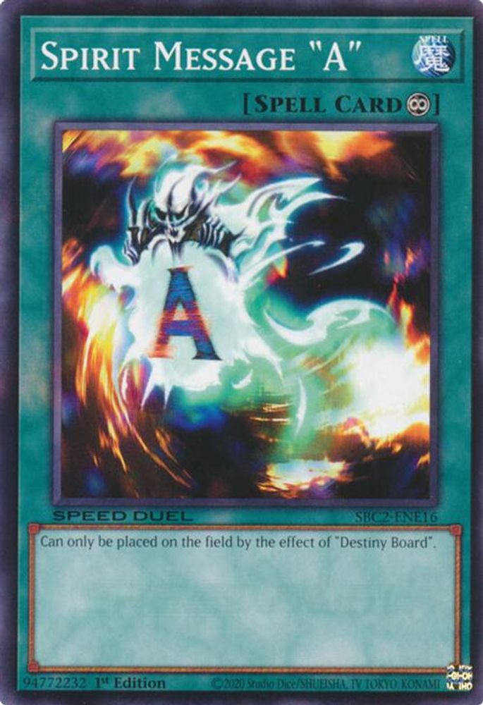 Spirit Message "A" (SBC2-ENE16) - Common