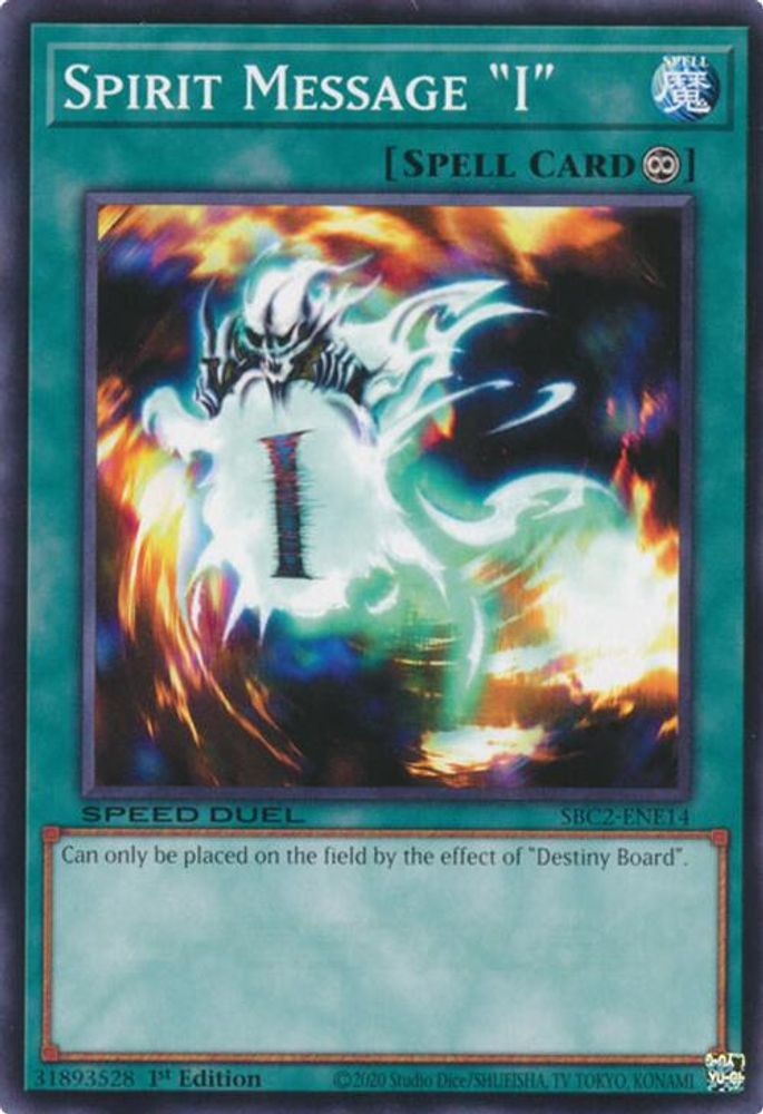 Spirit Message "I" (SBC2-ENE14) - Common