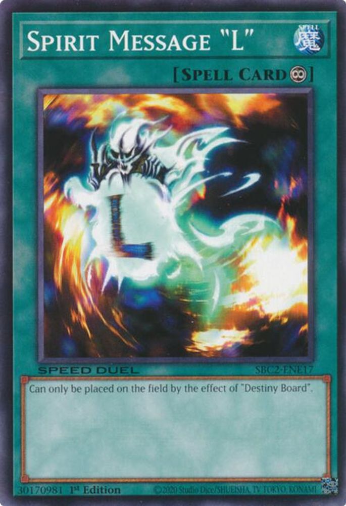 Spirit Message "L" (SBC2-ENE17) - Common
