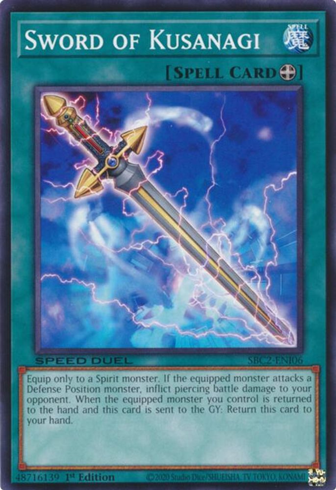 Sword of Kusanagi (SBC2-ENI06) - Common