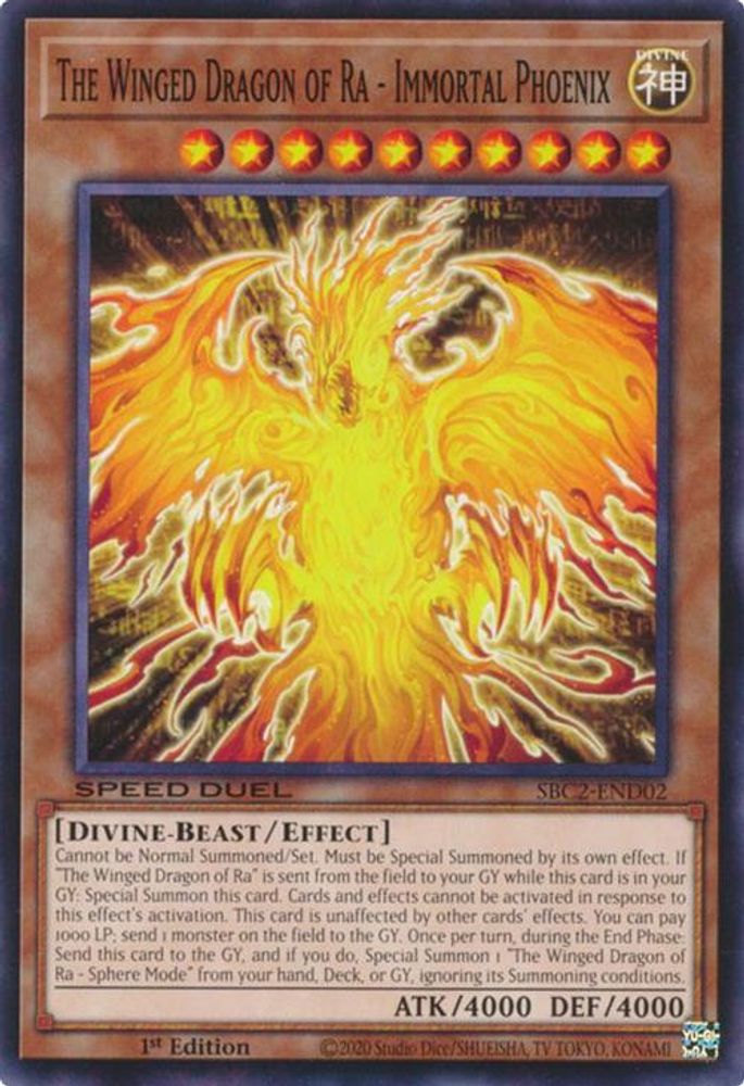 The Winged Dragon of Ra - Immortal Phoenix (SBC2-END02) - Common
