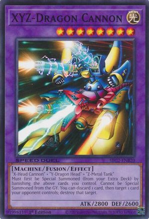 XYZ-Dragon Cannon (SBC2-ENB20) - Speed Duel: Battle City Finals 1st Edition