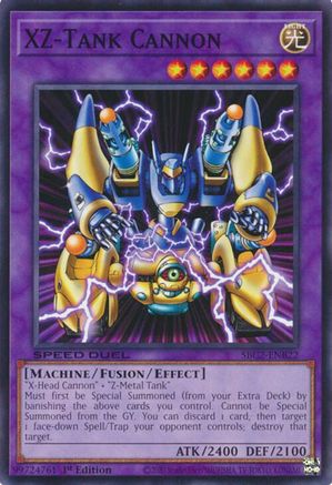 XZ-Tank Cannon (SBC2-ENB22) - Speed Duel: Battle City Finals 1st Edition