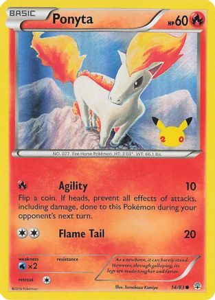 Ponyta 014  - Holofoil - Promo