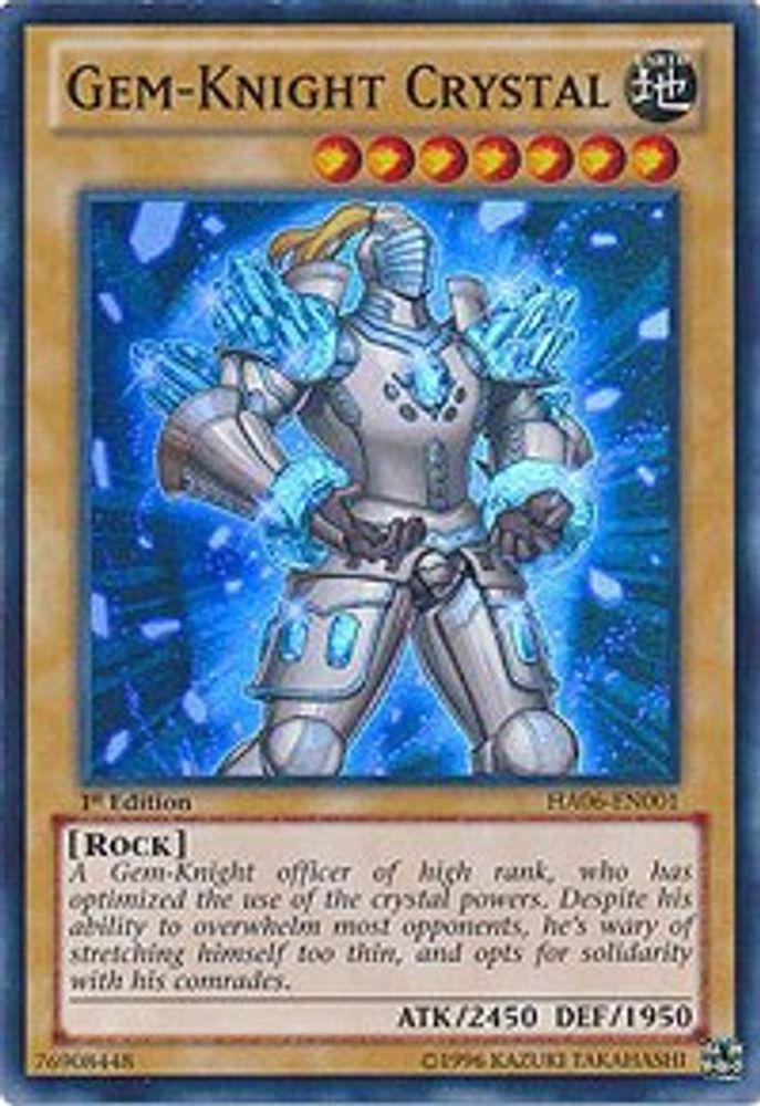 Gem-Knight Crystal (HA06-EN001) - Super Rare