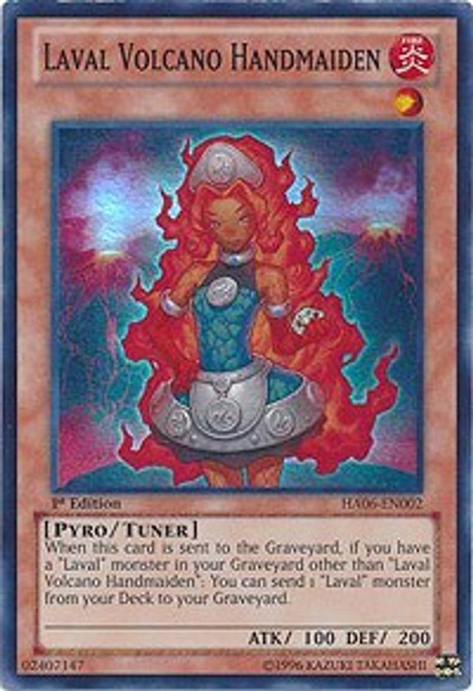 Laval Volcano Handmaiden (HA06-EN002) - Super Rare