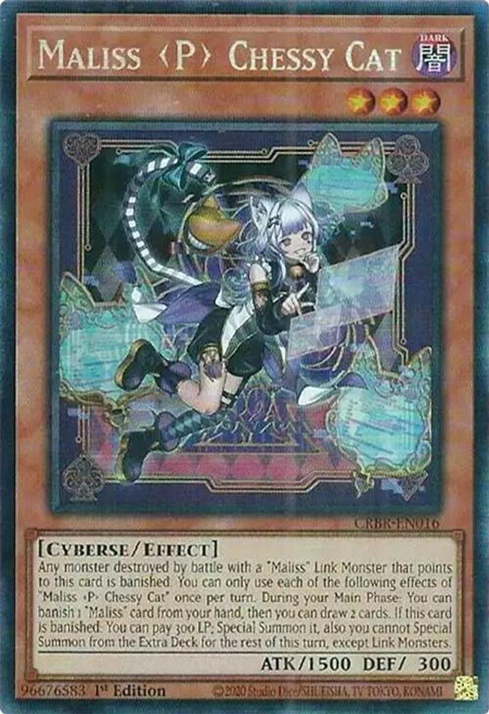 Maliss P Chessy Cat (CR) (CRBR-EN016) - Collector's Rare