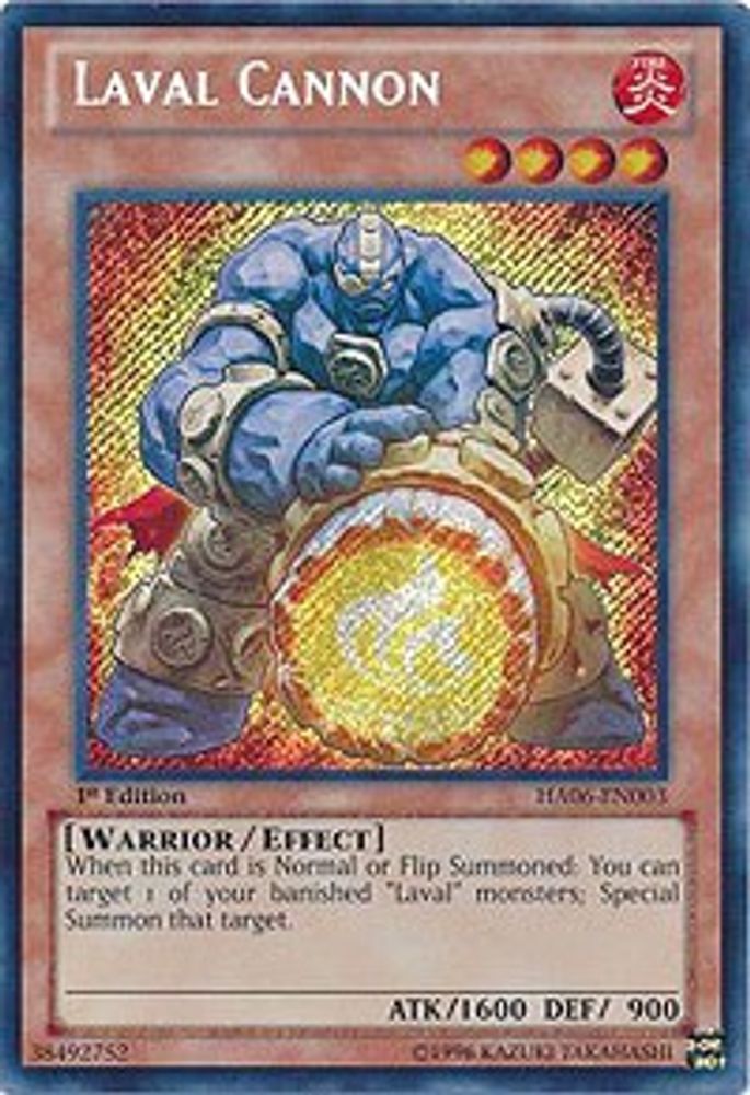 Laval Cannon (HA06-EN003) - Secret Rare