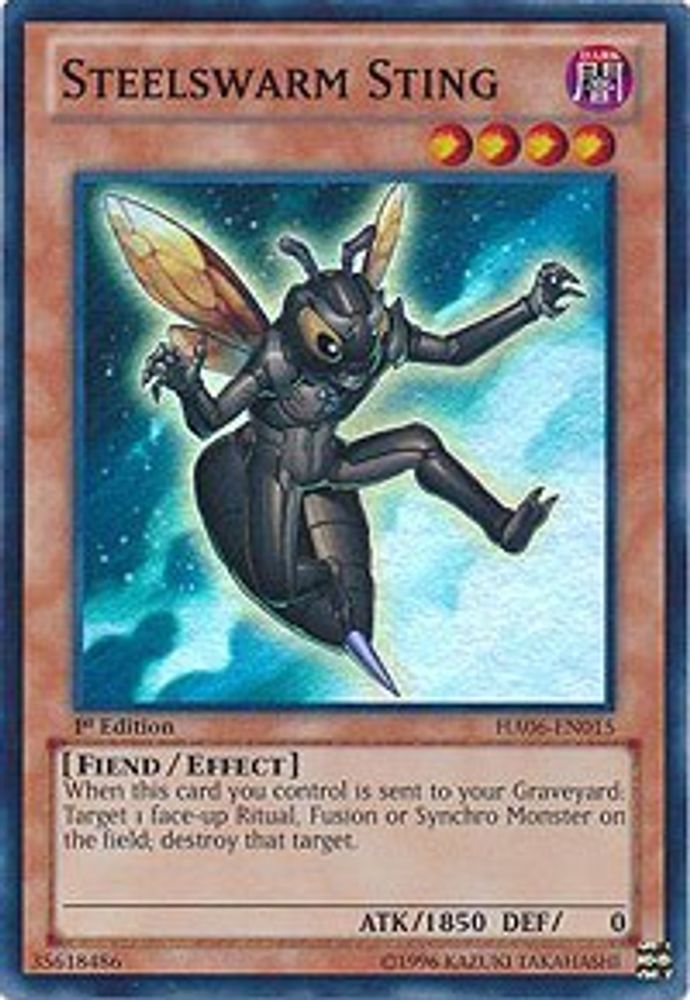 Steelswarm Sting (HA06-EN015) - Super Rare