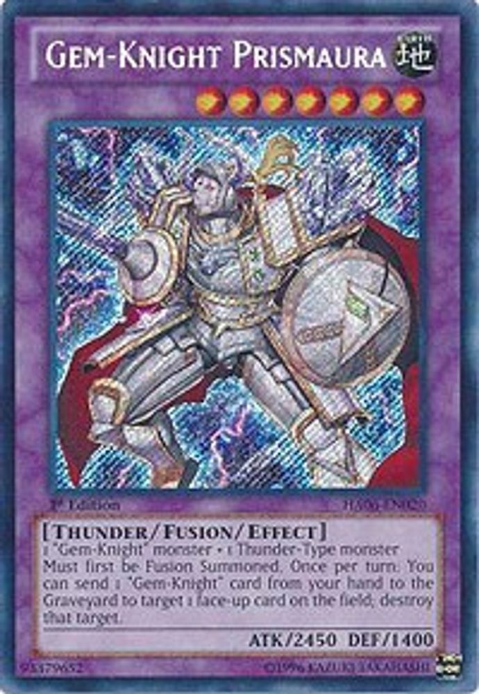 Gem-Knight Prismaura [HA06-EN020] Secret Rare 