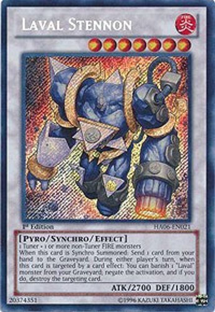 Laval Stennon [HA06-EN021] Secret Rare 