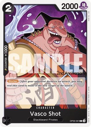 Vasco Shot (OP09-091) - Common