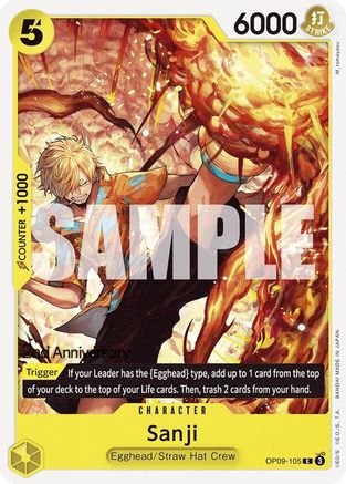Sanji (105) (OP09-105) - Common
