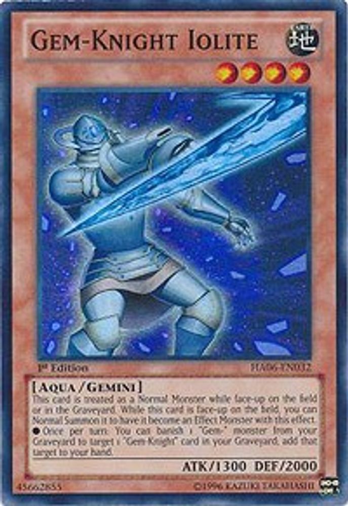 Gem-Knight Iolite [HA06-EN032] Super Rare 