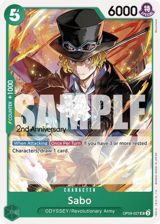 Sabo (027) (OP09-027) - Uncommon