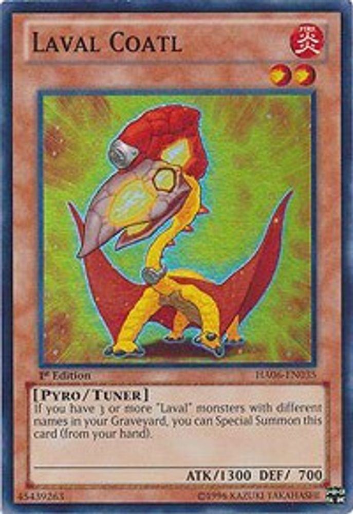 Laval Coatl [HA06-EN035] Super Rare 