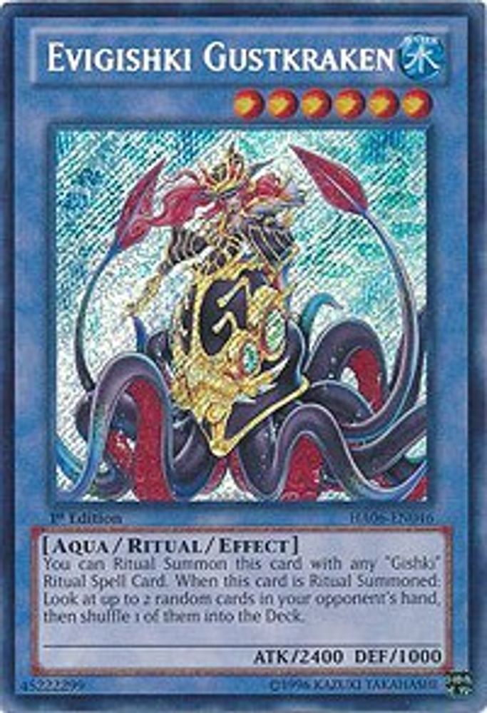 Evigishki Gustkraken (HA06-EN046) - Secret Rare