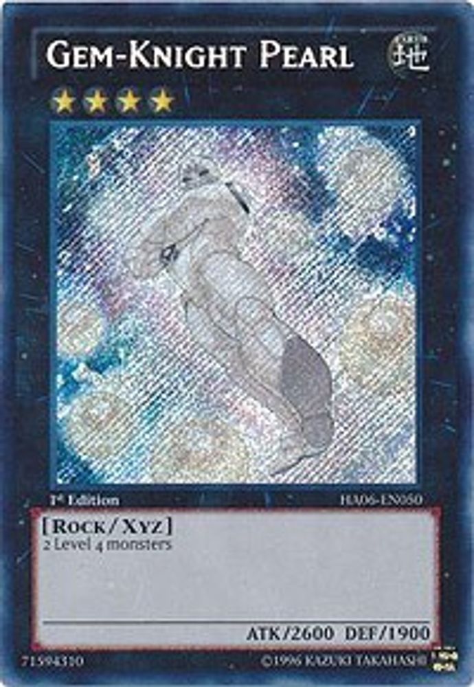 Gem-Knight Pearl (HA06-EN050) - Secret Rare