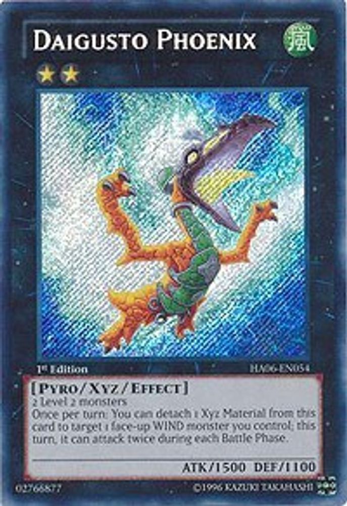 Daigusto Phoenix (HA06-EN054) - Secret Rare