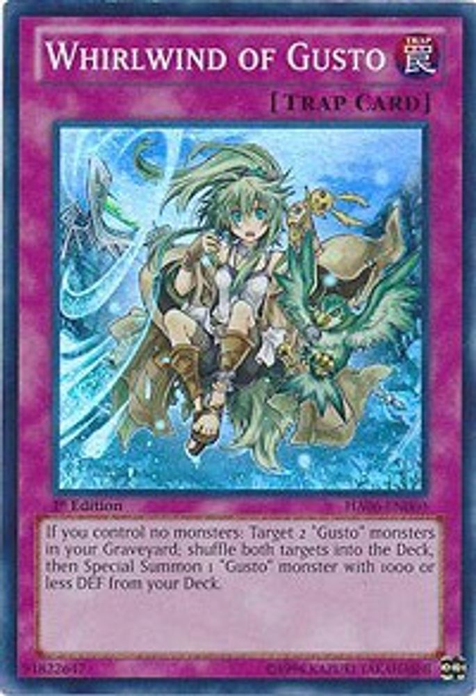 Whirlwind of Gusto (HA06-EN060) - Super Rare