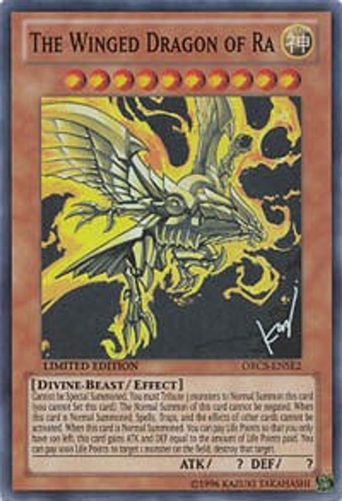 The Winged Dragon of Ra (ORCS-ENSE2) - Super Rare