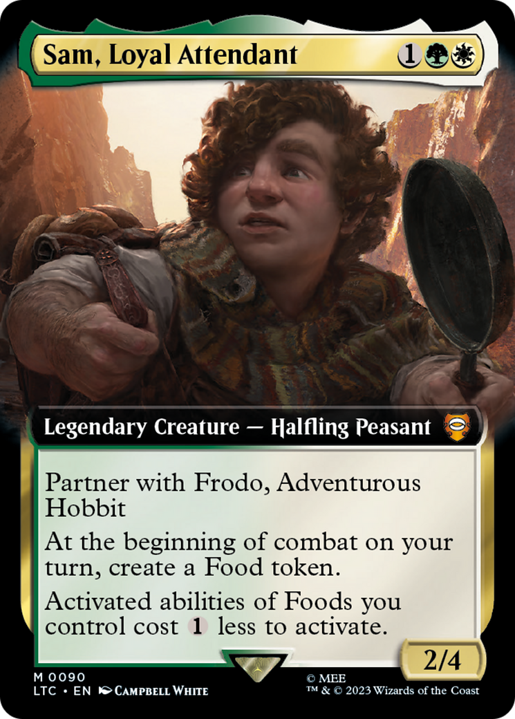 Sam, Loyal Attendant (LTC-090) - Tales of Middle-earth Commander: (Extended Art)