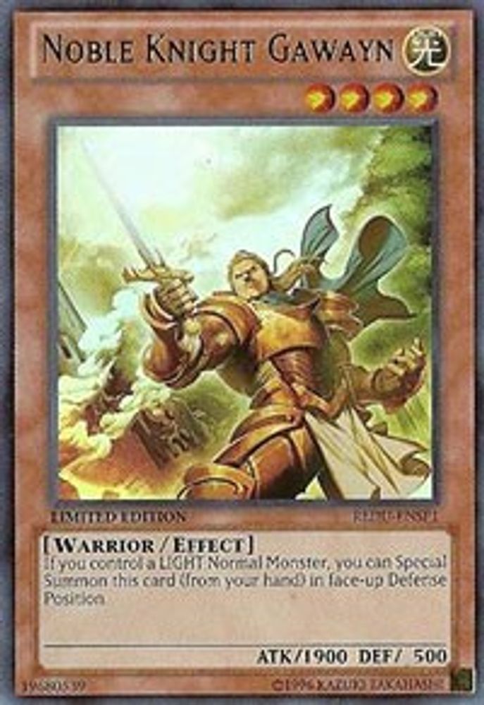 Noble Knight Gawayn (REDU-EN000) - Super Rare