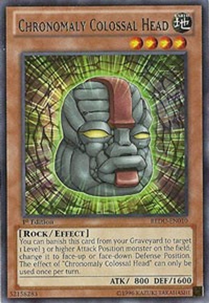 Chronomaly Colossal Head (REDU-EN010) - Rare