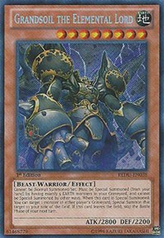Grandsoil the Elemental Lord (REDU-EN038) - Secret Rare