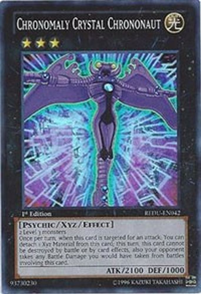 Chronomaly Crystal Chrononaut (REDU-EN042) - Super Rare