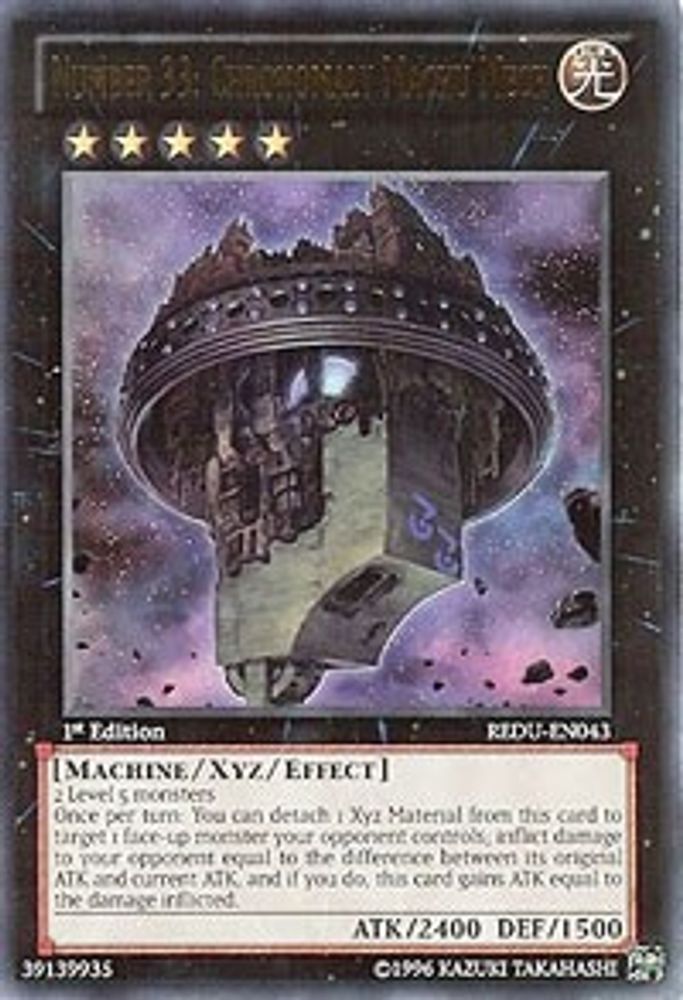 Number 33: Chronomaly Machu Mech (REDU-EN043) - Ultra Rare
